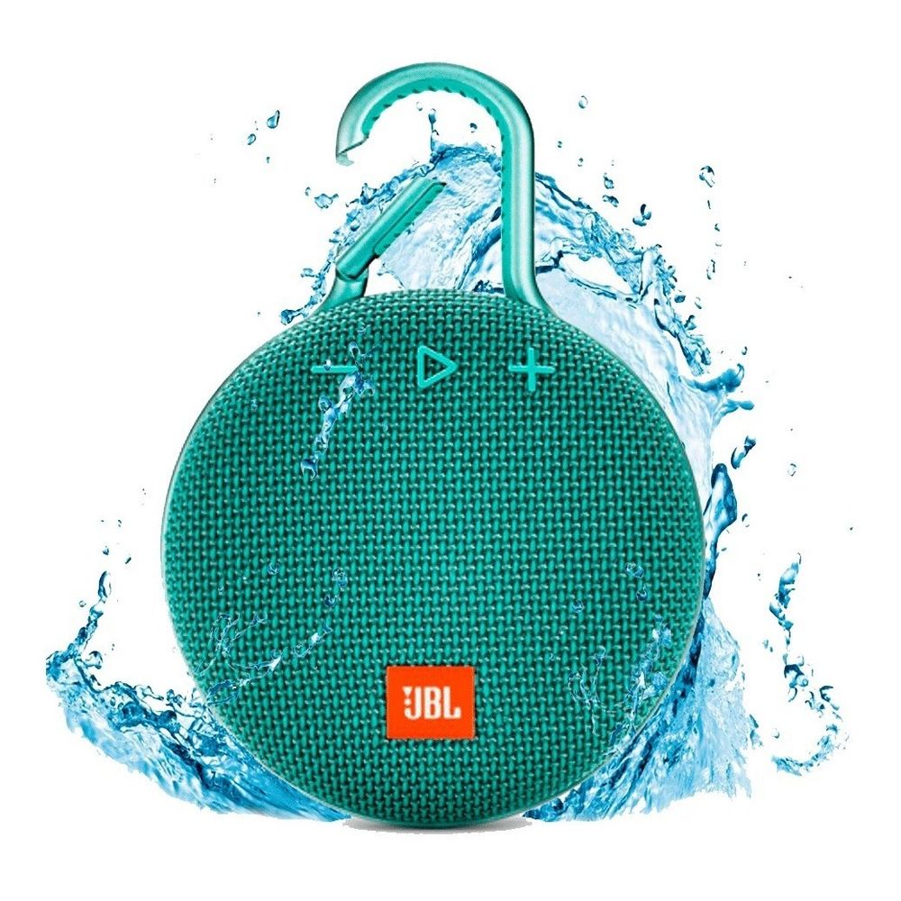 Speaker Acuático JBL Clip 3 Waterproof Portable Bluetoot Turquesa