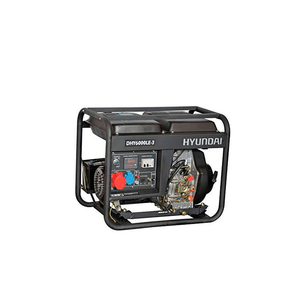 Generador Diesel Hyundai Dhy6000Le3 Trifasico - Promart generador eléctrico promart