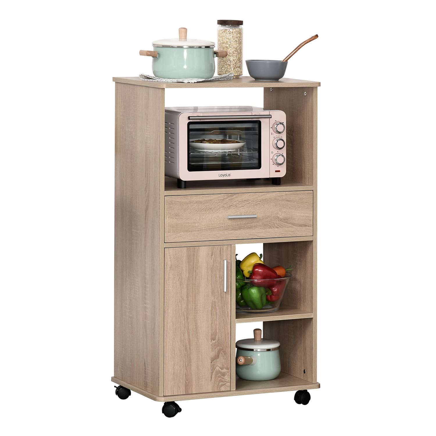 Mueble para Microondas Bonno Daewo Carvalo