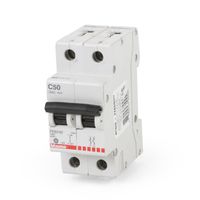 Interruptor Termomagnético Bticino 2x50A 20V10KA Blanco con Curva C