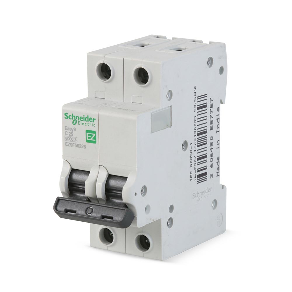 Interruptor Termomagnético Schneider Electric Easy 9 2x25A en PVC Blanco