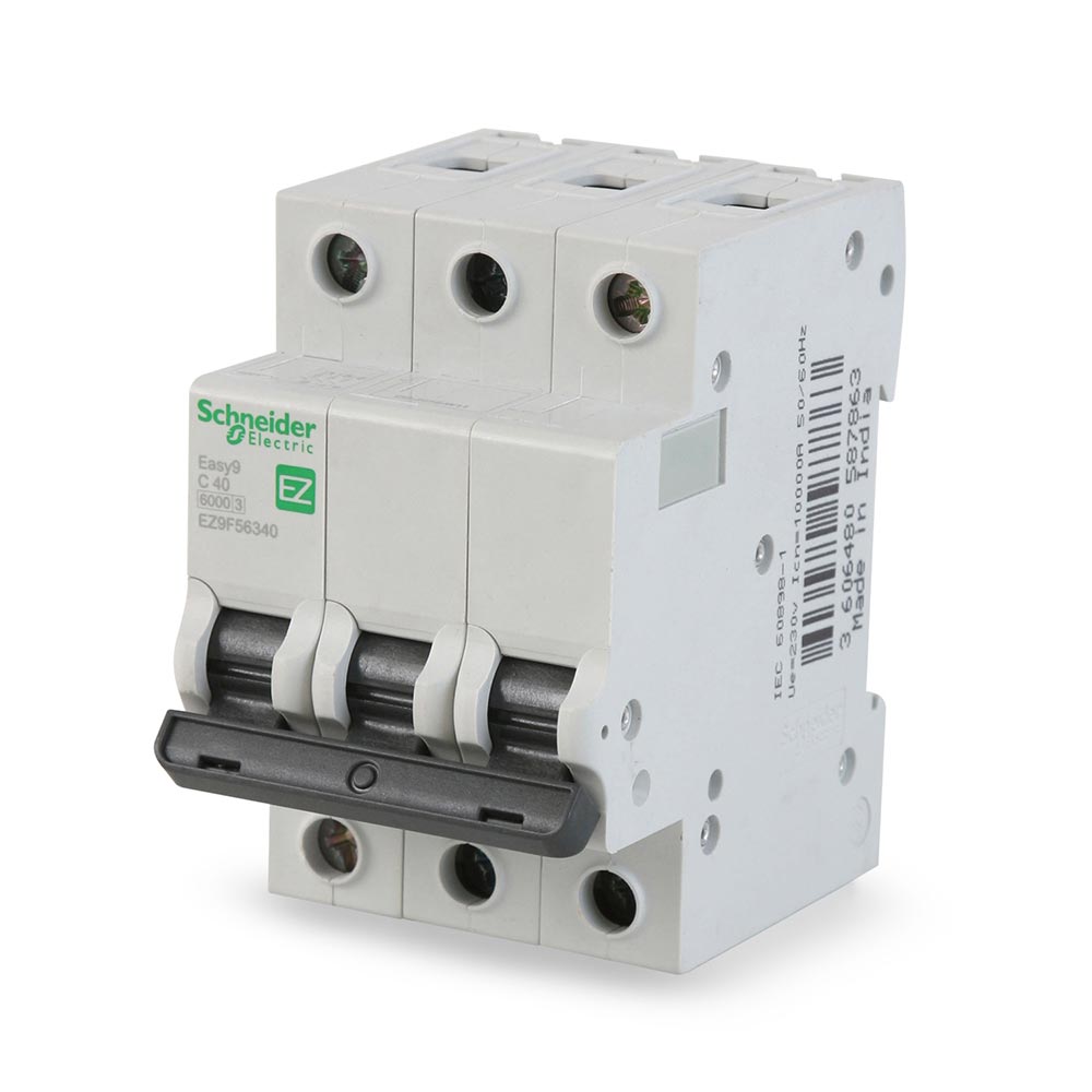 Interruptor Termomagnético Schneider Electric Easy9 3x40A Blanco