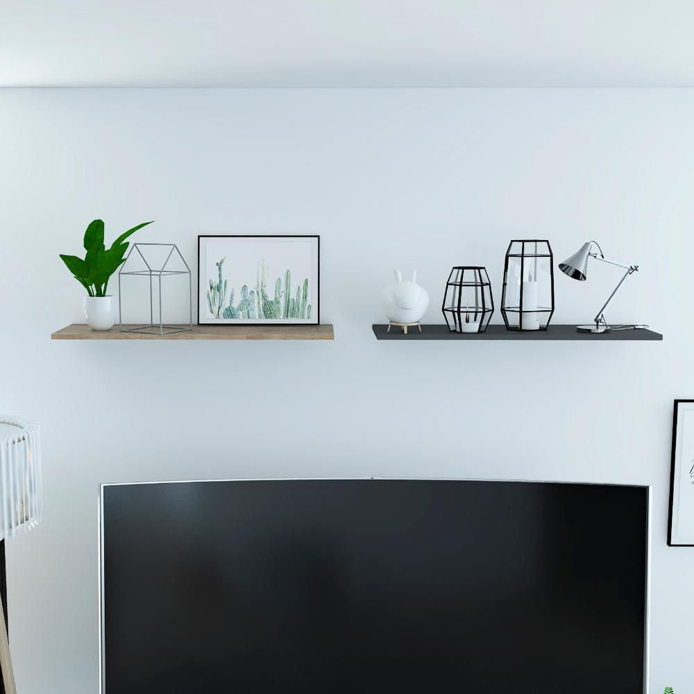 Repisa Vassel Wall Z-160 - Miel/Plomo