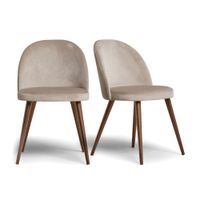Silla Vintage Zoe Crema Alto Hogar