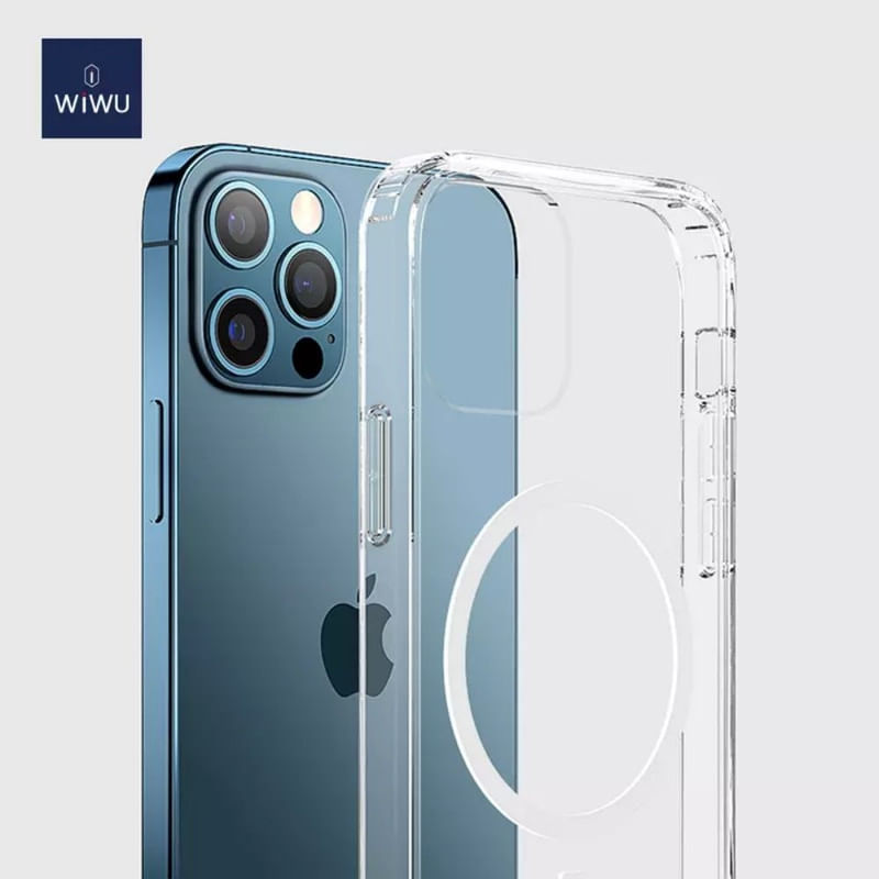 Case iPhone 15 Pro Max Funda Baseus Crystal Series Magsafe Apple I Oechsle  - Oechsle
