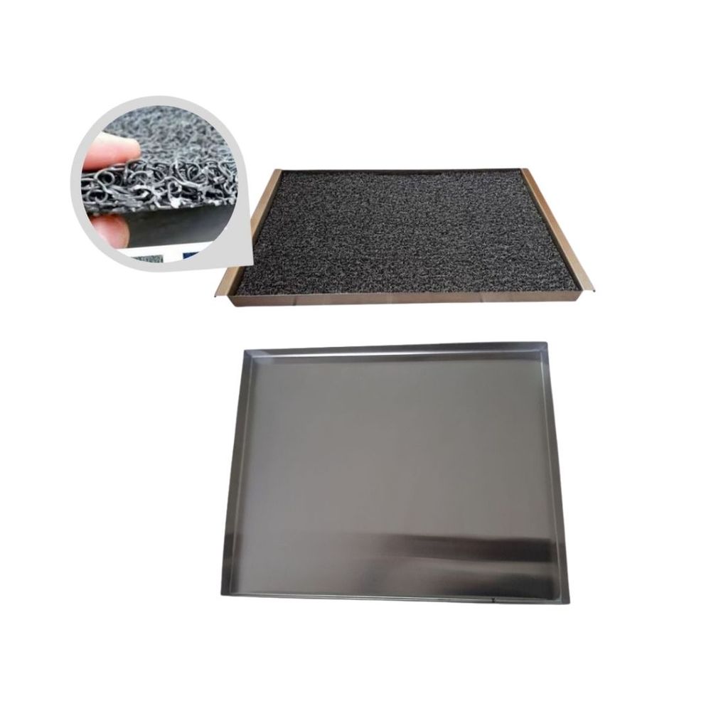 Bandeja de Acero Inoxidable para Pies Pediluvio 50x40x3 Cm Promart