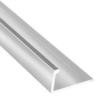 Borde L Aluminio Brillante 10mm Kantu