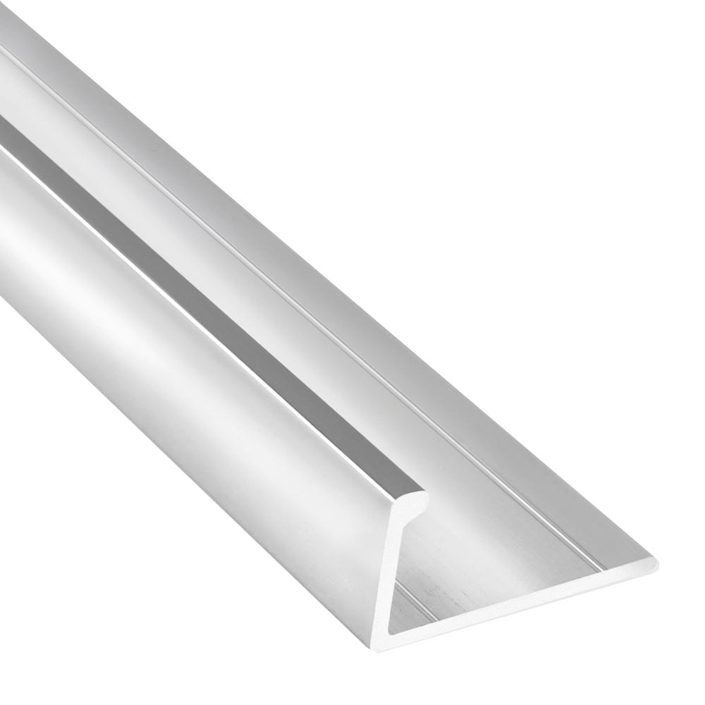 Listelo Decorativo Borde L 12.5mm Aluminio Brillante Kantu