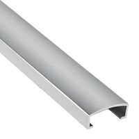 Listelo Curvo Aluminio Brillante 20mm Kantu