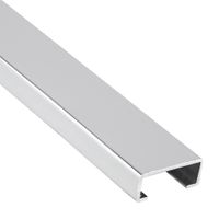 Listelo Recto Aluminio Brillante 20mm Kantu