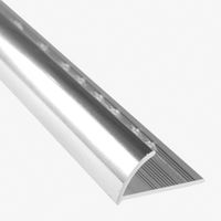 Borde Curvo Aluminio Brillante 10mm Kantu
