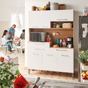 Mueble de Cocina Madesa Agata con Lavadero con 180cm Gris - Promart