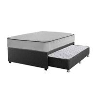 Cama Box Tarima Diván FORLI Polaris 2 Plazas + 2 Almohadas + Protector