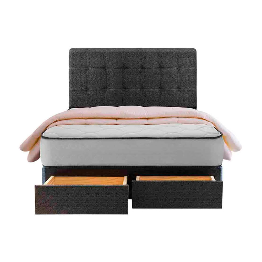 Dormitorio FORLI Polaris 2 Cajones 2 Plz + 2 Almohadas + Edredón