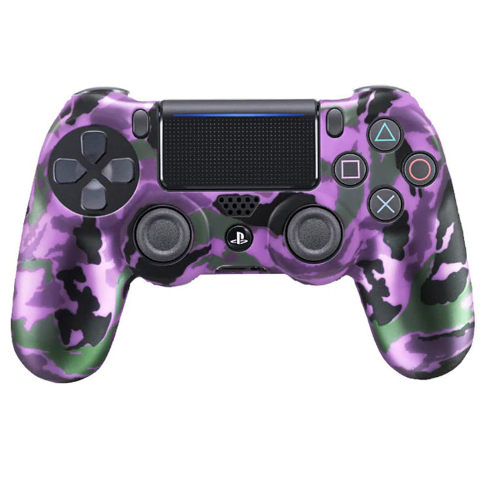 Funda para Mando PS4 Dualshock 4 Morado Camuflado