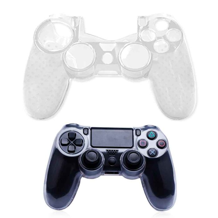 Case para Mando PS4 Rígido Transparente Dualshock Anticaídas