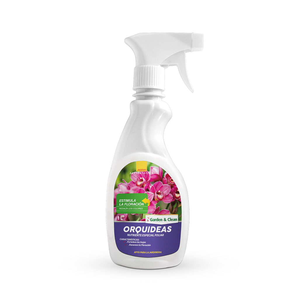 Fertilizante líquido para orquideas 1 litro Garden Clean