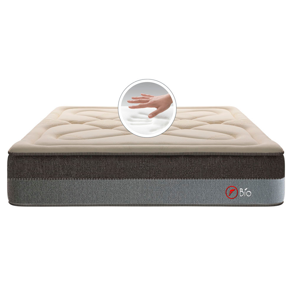Colchón Forli Bio 2 Plazas + 2 Almohadas + Protector