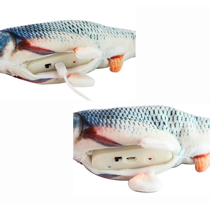 Juguete Electrico Juguete Gato Pescado Que Se Mueve Juguete De