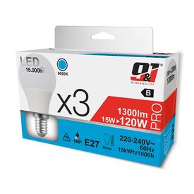 Foco LED Essential 12W E27 Luz Blanca Pack x3 - Promart