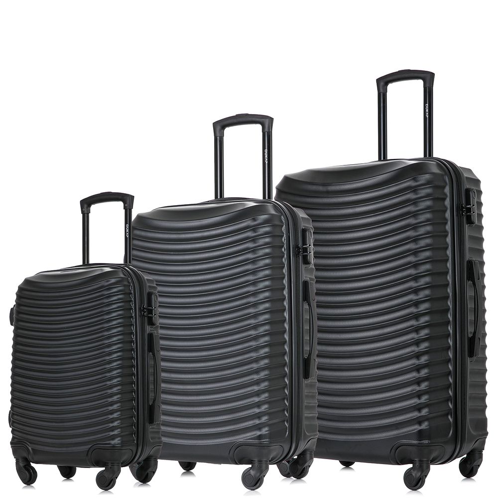 Dukap Maleta De Viaje Adly Juego de 3 Negro - Promart