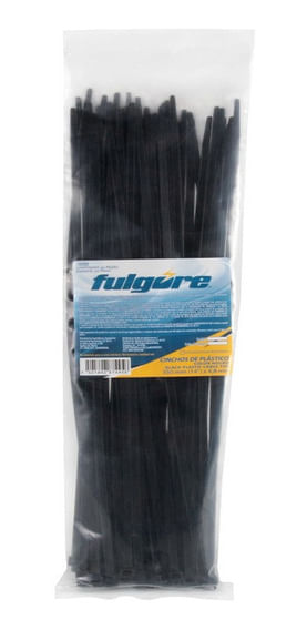 Cintillo plástico negro 4.5MMX45CM 25PZS FU0791 Fulgore