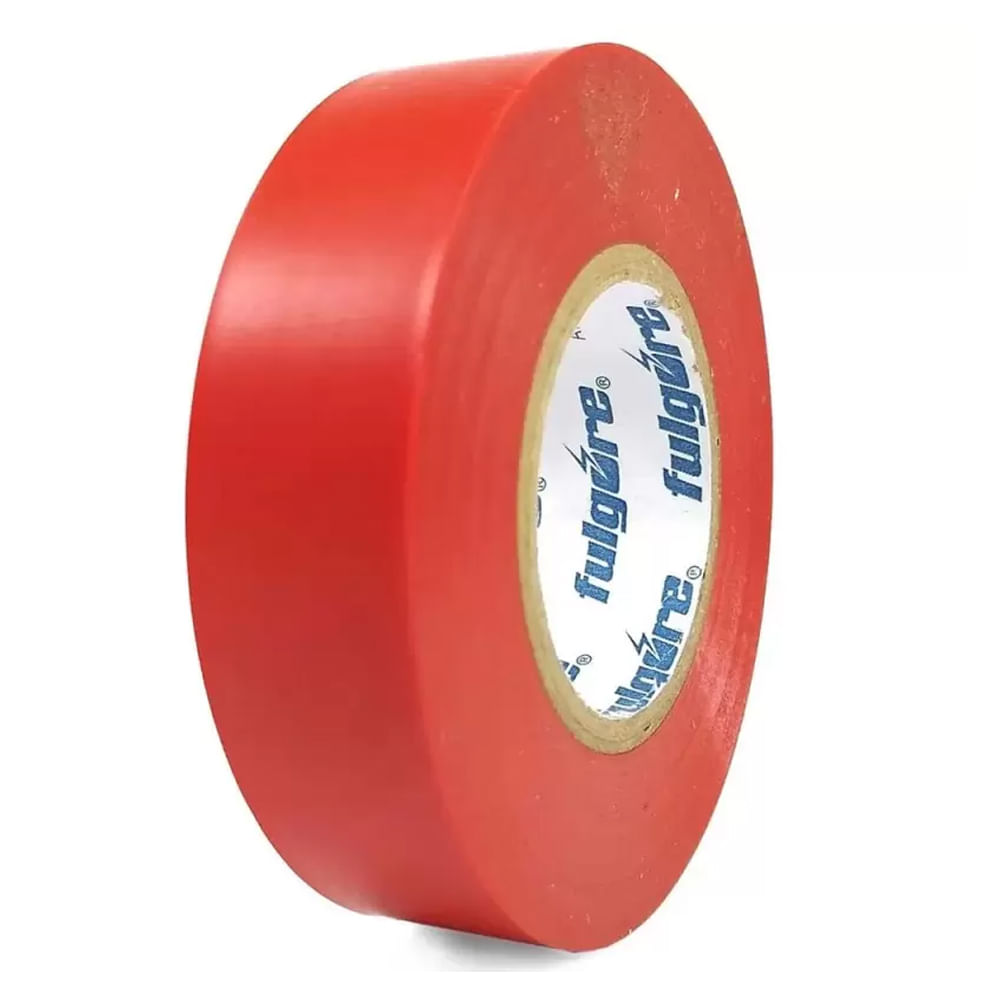 Cinta Aislante Roja 19mm X 18m Fulgore FU0380