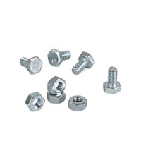 Perno hexagonal + Tuerca CG2 1/4x1/2"" x 4 unidades