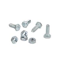Perno hexagonal + Tuerca CG2 1/4x3/4"" x 4 unidades