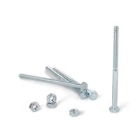 Perno hexagonal + Tuerca CG2 1/4x4"" x 4 unidades