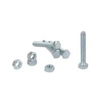 Perno hexagonal + Tuerca CG2 5/16x2"" x 4 unidades