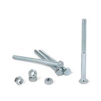 Perno hexagonal + Tuerca CG2 5/16x4"" x 4 unidades