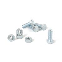 Perno hexagonal + Tuerca CG2 3/8x1"" x 4 unidades