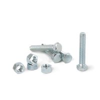 Perno hexagonal + Tuerca CG2 3/8x2"" x 4 unidades