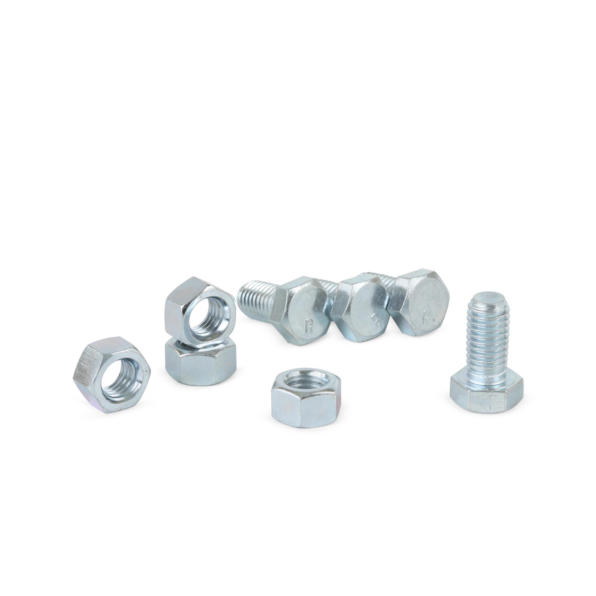 Perno hexagonal + Tuerca CG2 1/2"" x 1"" x 4 unidades