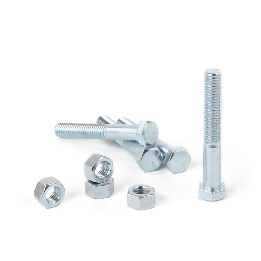 Perno hexagonal + Tuerca CG2 1/2x3 1/2"" x 4 unidades