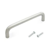 Tirador de Acero Inoxidable Modelo Arco 128mm Pulido