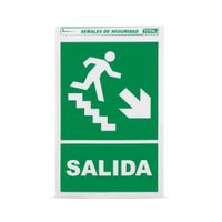 Señal Salida Escalera Derecha