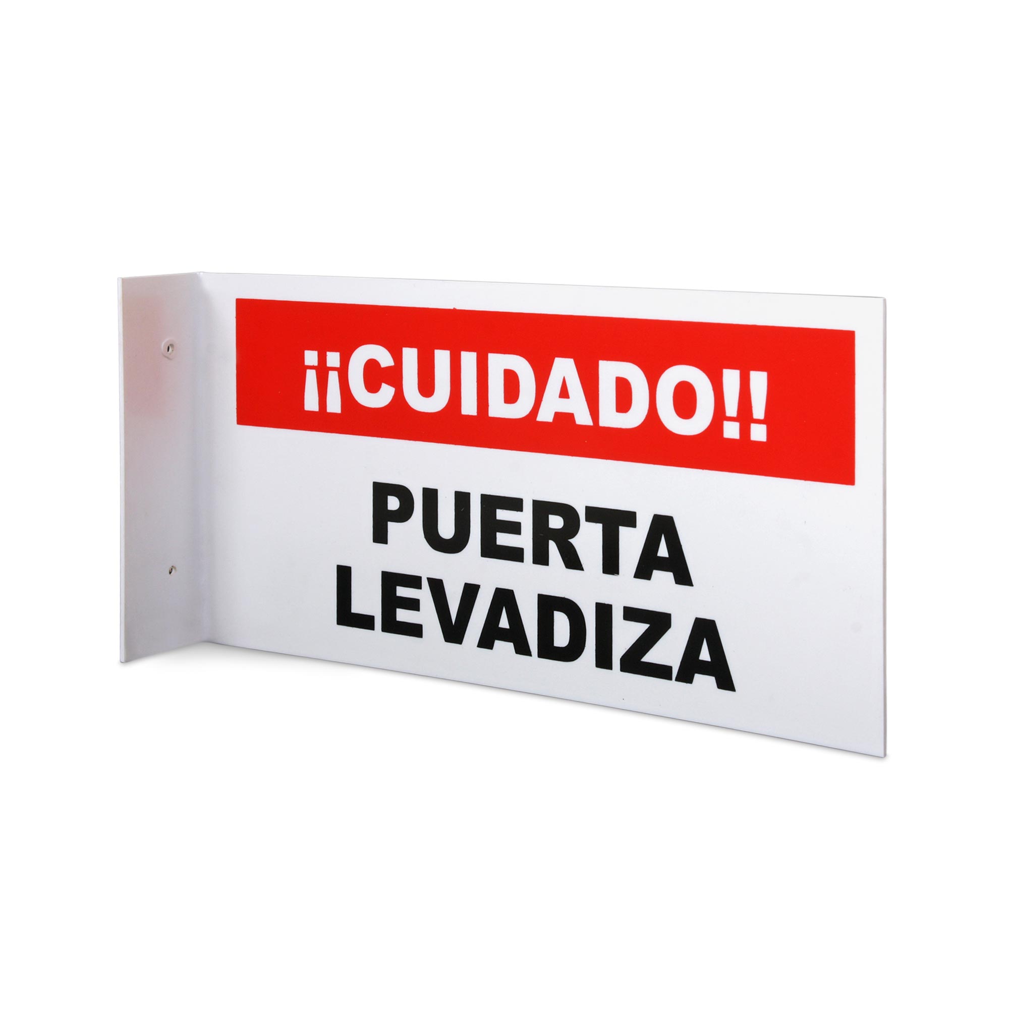 Señal Rígida Cuidado Puerta Levadiza