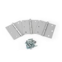 Bisagra Capuchina Aluminio 31/2""x31/2"" x 3 unidades
