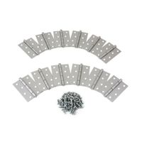 Bisagra Capuchina Aluminio 4""x3"" x 12 unidades