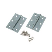 Bisagra con remache Acero Zincada 3""x2"" x 2 unidades