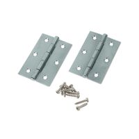 Bisagra con remache Acero Zincada 31/2""x21/2"" x 2 unidades