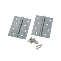 Bisagra con remache Acero Zincada 4""x3"" x 2 unidades