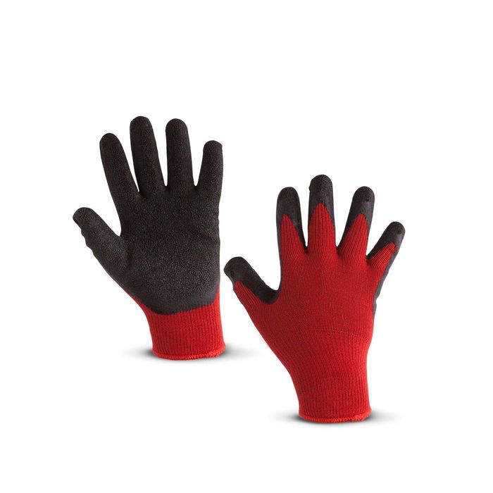 Ni/ños Guantes de trabajo L/átex guantes de protecci/ón Guantes de jardiner/ía guantes guantes infantil naranja talla 3