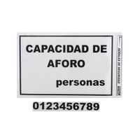 Señal Aforo