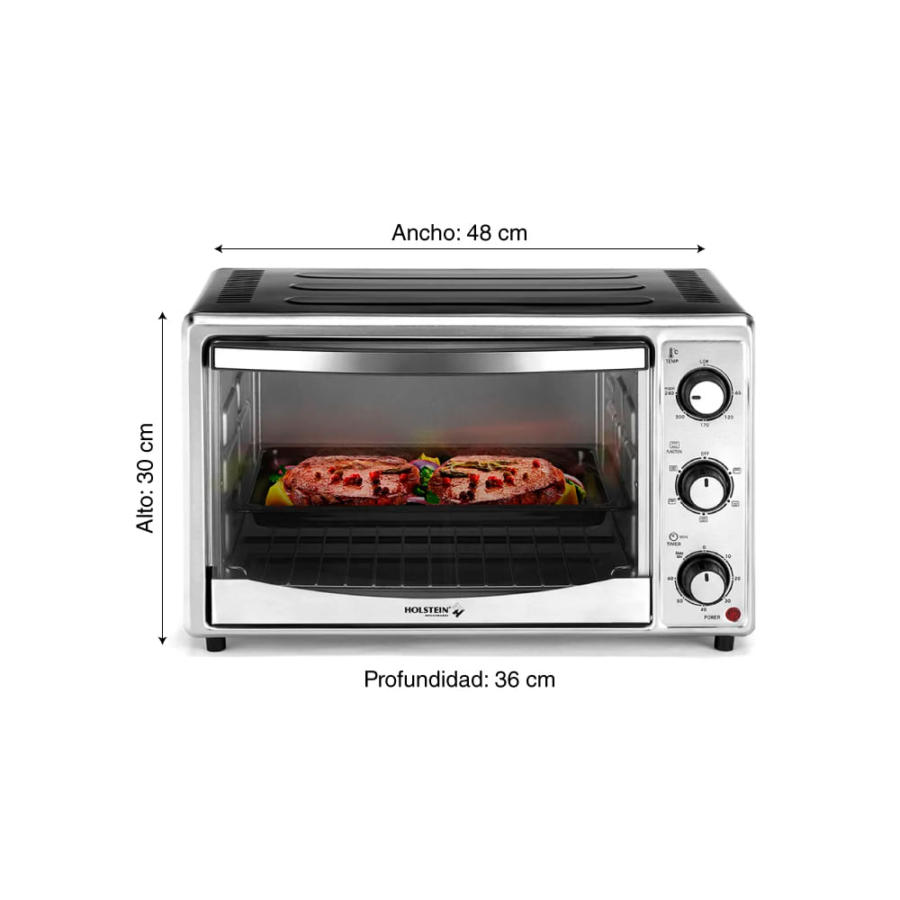 Horno eléctrico Holstein 25 litros - Promart