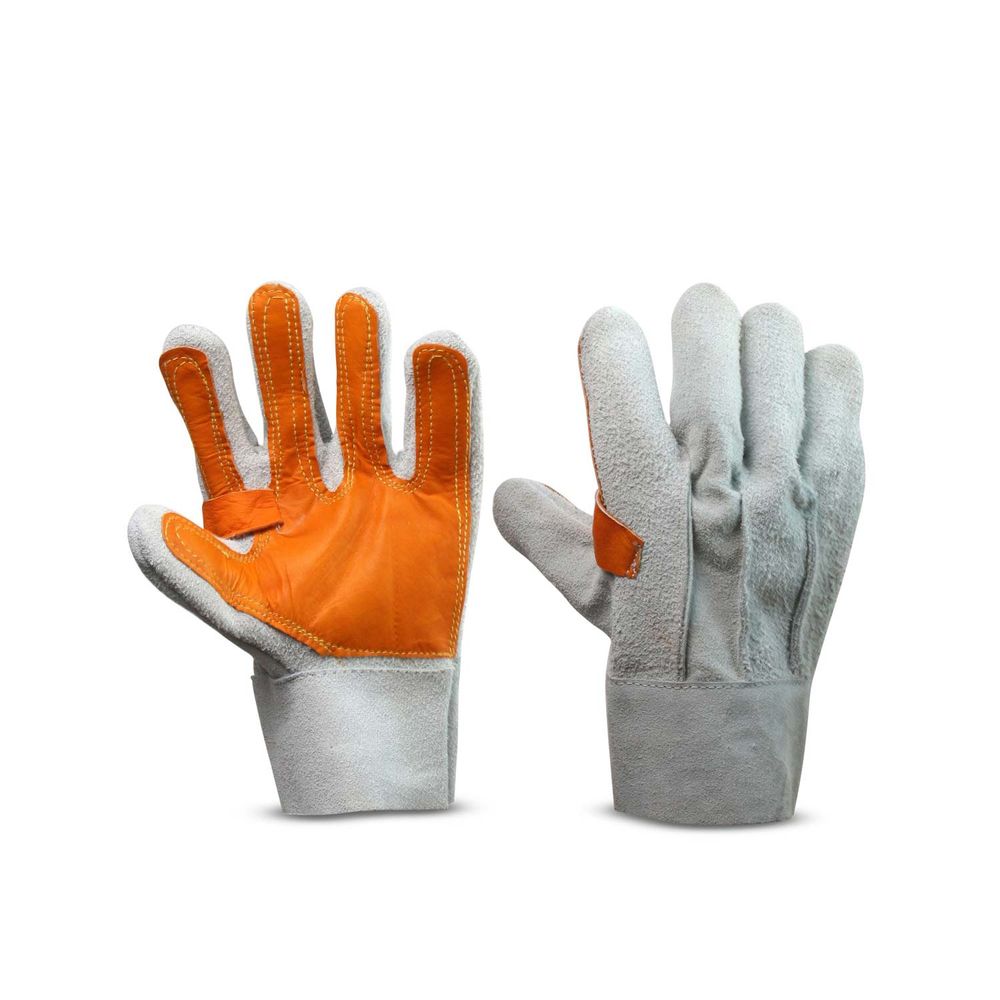 Guantes de trabajo de cuero para niños, 2 pares de guantes de