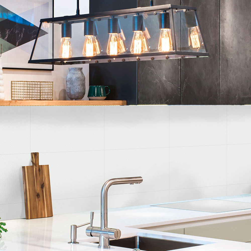 Pared Liso Pixel White 30x60cm 1.44m2 Gala