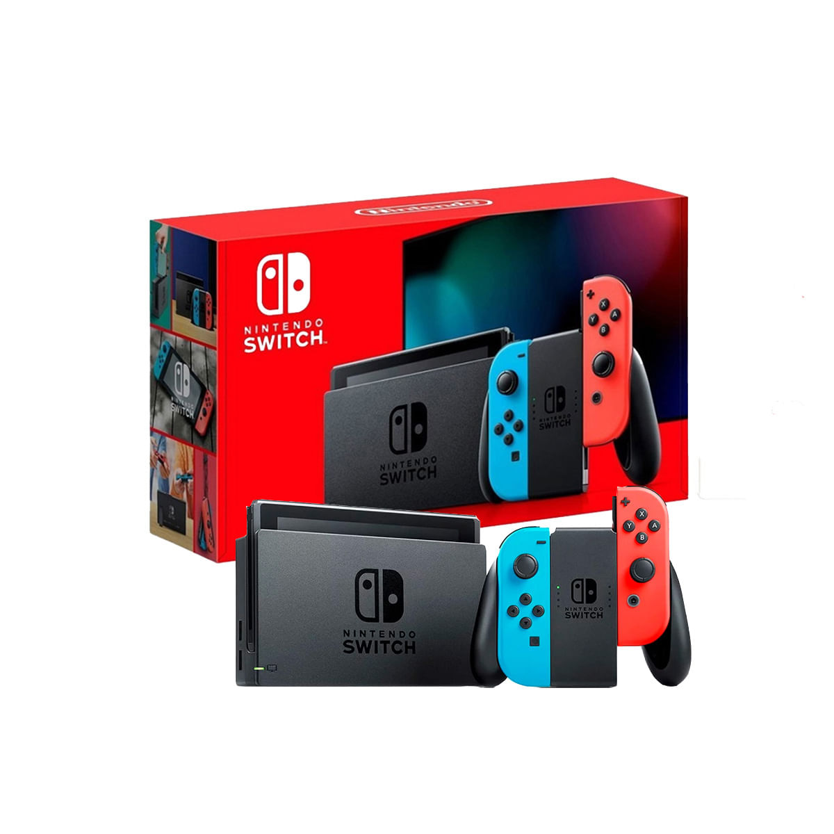 Consola Nintendo Switch 2019 Neón Batería Extendida